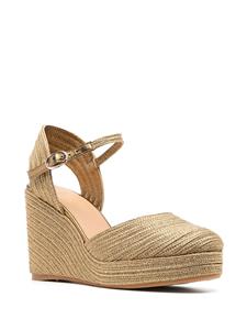 Castañer Carolyn espadrilles met sleehak - Goud