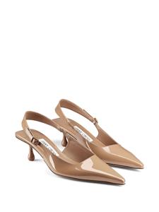 Jimmy Choo Amel 50mm leather pumps - Beige