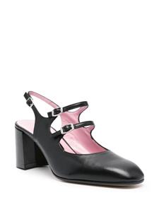 Carel Paris Banana 60mm slingback pumps - Zwart
