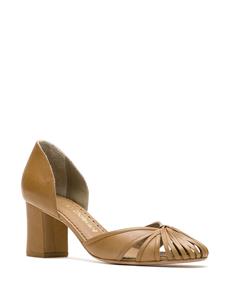 Sarah Chofakian Sarah leren pumps - Bruin