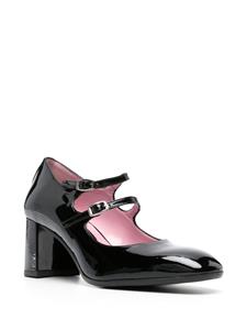 Carel Paris Alice 60mm patent leather pumps - Zwart