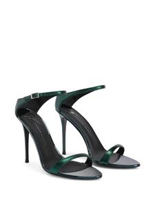 Giuseppe Zanotti Beverlee satijnen sandalen - Groen