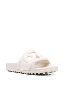 Tod's Slippers met logo - Beige