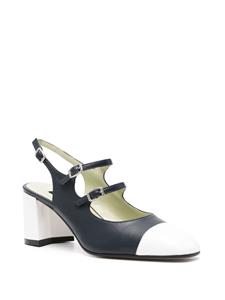 Carel Paris Papaya 60mm leather pumps - Blauw