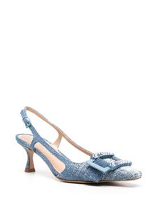 Roberto Festa Atena 65mm denim pumps - Blauw