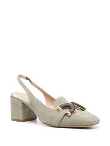 Roberto Festa Ibiza denim slingback pumps - Groen