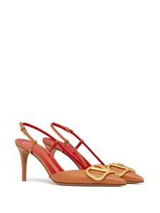 Valentino Garavani Vlogo slingback pumps - Bruin