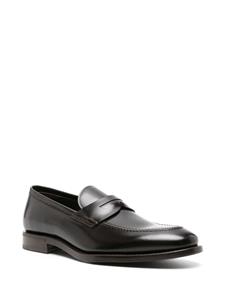 Henderson Baracco leather penny loafers - Bruin