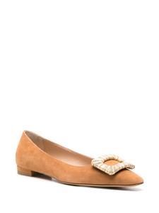 Roberto Festa Canary suede ballerina shoes - Bruin