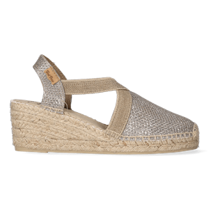 Toni pons Espadrilles Dames Triton Zilver Textiel