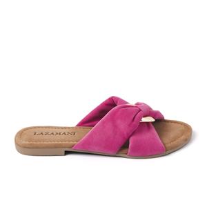 Lazamani Slippers Dames 33.530 Fuxia Paars Suède