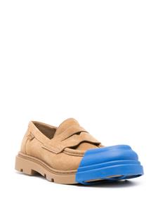 Camper Junction loafers met contrasterende neus - Bruin