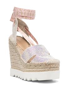 Stella McCartney Espadrilles met logoprint - Beige