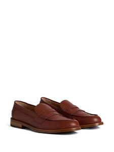 Dsquared2 Loafers van bewerkt leer - Bruin