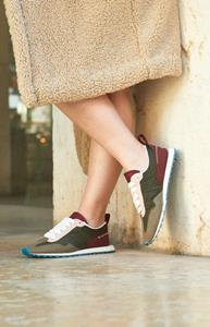 Urbanima Damen vegan Turnschuhe Army Arena Grün