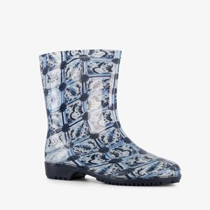 Scapino Dames regenlaarzen met Delf blauw print