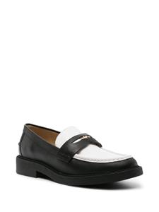 Michael Michael Kors Leren loafers met logo - Zwart