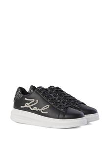 Karl Lagerfeld Kapri sneakers met logopatch - Zwart