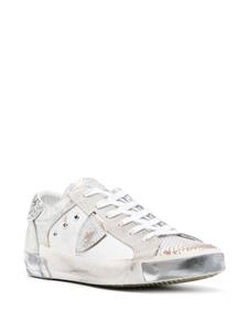 Philippe Model Paris Paris sneakers met logopatch - Zilver