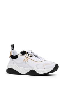 Armani Exchange Sneakers met logo amulet - Wit