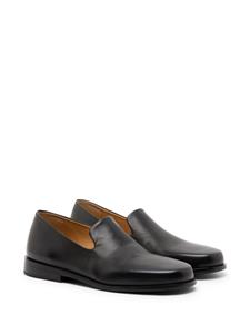 Marsèll almond-toe leather loafers - Zwart