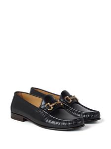 Brunello Cucinelli horsebit leather loafers - Zwart