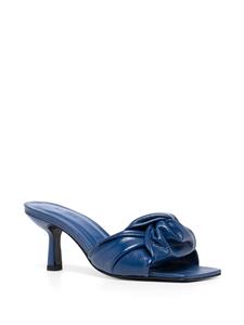 BY FAR Lana lakleren muiltjes - Blauw