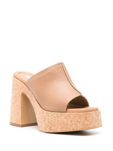 Stella McCartney Skyla 110mm platform mules - Beige