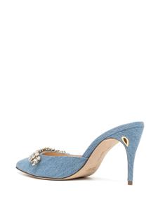 Jennifer Chamandi Crown Jewel muiltjes - Blauw