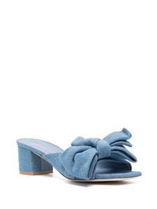 Stuart Weitzman Leren muiltjes - Blauw