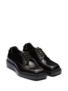 Prada Fender leren Derby schoenen - Zwart