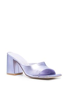 Stuart Weitzman Flow metallic muiltjes - Paars