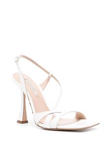 Casadei Geraldine 110 mm leren sandalen - Wit