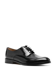 Moreschi Leren derby schoenen met ronde neus - Zwart