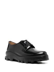 Moreschi Leren derby schoenen - Zwart