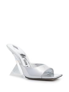 The Attico Cheope 105 sandalen - Zilver