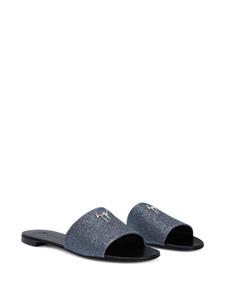 Giuseppe Zanotti Shirley sandalen met glitter - Grijs