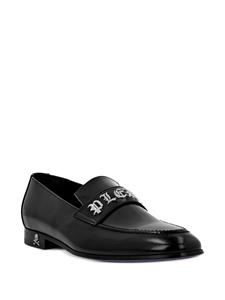 Philipp Plein Leren mocassins - Zwart