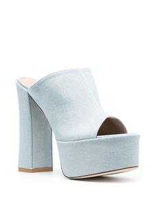 Stuart Weitzman Sky High sandalen met plateauzool - Blauw