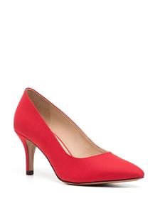 Paule Ka Ottoman leren pumps - Rood