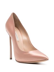 Casadei Blade Twenties satijnen pumps - Beige