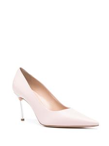 Casadei 80 mm leren pumps - Roze