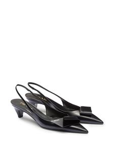 Prada Leren pumps - Zwart
