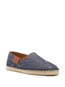 ETRO Espadrilles met paisley-print - Blauw