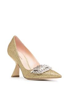 Nicholas Kirkwood Monstera pumps - Goud