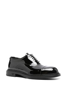 Emporio Armani Lakleren Oxford schoenen - Zwart