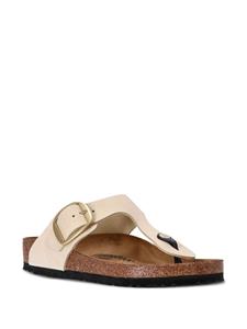 Birkenstock Gizeh sandalen met gesp - Beige