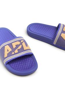 APL: ATHLETIC PROPULSION LABS Slippers met logo-reliëf - Paars