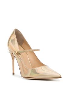 Jennifer Chamandi Lorenzo leren pumps - Goud