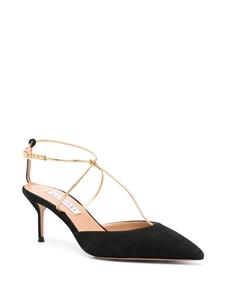 Aquazzura Roman Romance suède pumps - Zwart